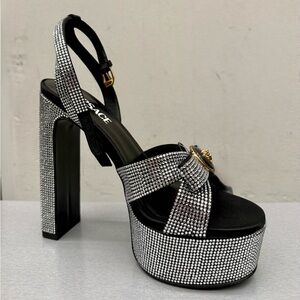 Versace Medusa Bow Platform Sandal